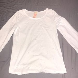 Faded Glory White Long Sleeve , XL (14-16)